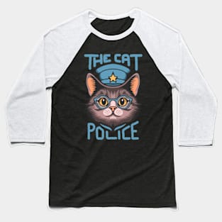 The Cat Police Baseball T-Shirt